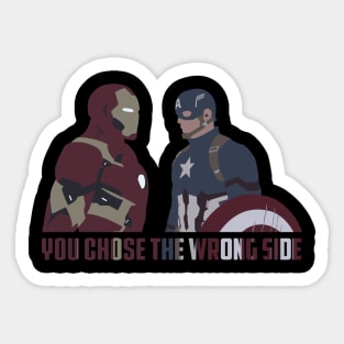 You Chose The Wrong Side Sticker